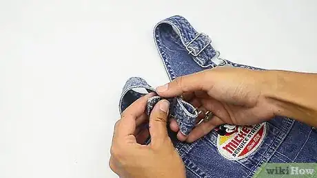 Image titled Adjust Overall Buckles Step 1