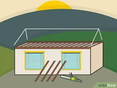 Image titled Build a Gable Roof Step 04