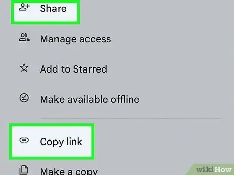 Image titled Share Large Files on Google Drive Step 9