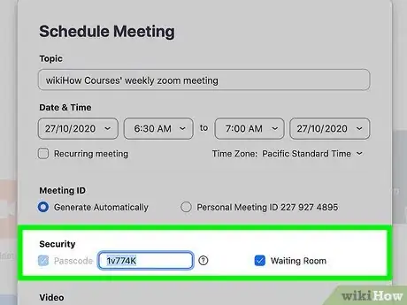 Image titled Schedule a Meeting in Zoom Step 5