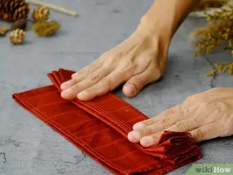 Image titled Fold a Napkin Into a Fan Step 8