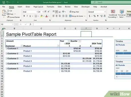 Image titled Create a Timeline in Excel Step 11