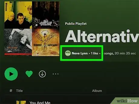 Image titled See Who Liked Your Playlist on Spotify Step 4