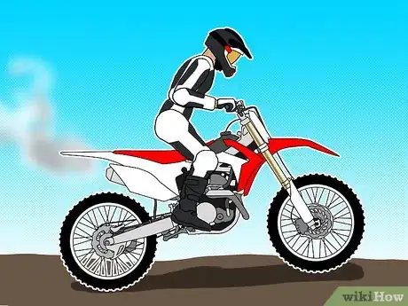 Image titled Ride a Manual, 6 Speed Dirt Bike Step 10