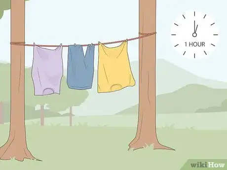 Image titled Dry Clothes While Camping Step 4