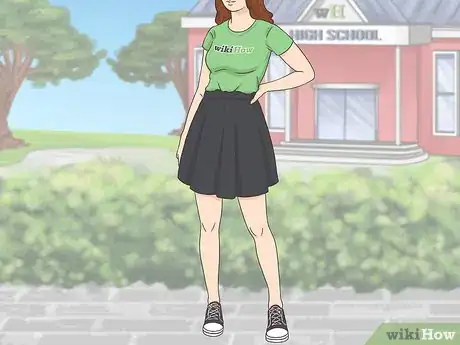 Image titled Wear a Skater Skirt Step 1