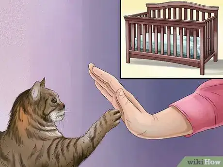 Image titled Keep a Cat out of a Crib Step 1