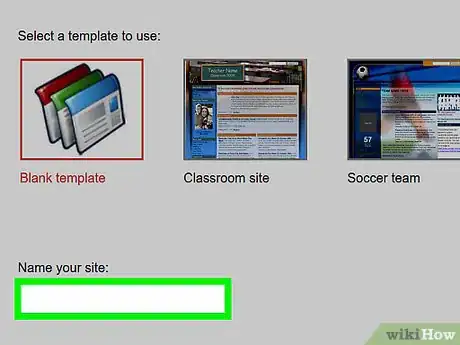 Image titled Create a Website Using Google Sites Step 4