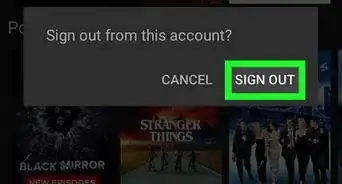 Logout of Netflix on Android
