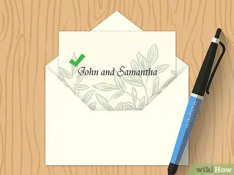 Image titled Address Wedding Invitations to a Family Step 16