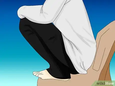 Image titled Sit Like L Lawliet from Death Note Step 9