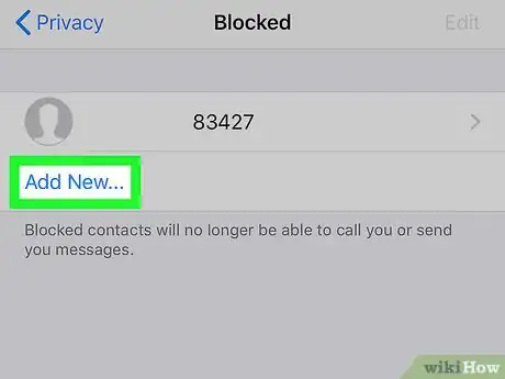 Image titled Block Contacts on WhatsApp Step 6