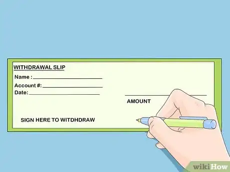 Image titled Withdraw Money from a Savings Account Step 4