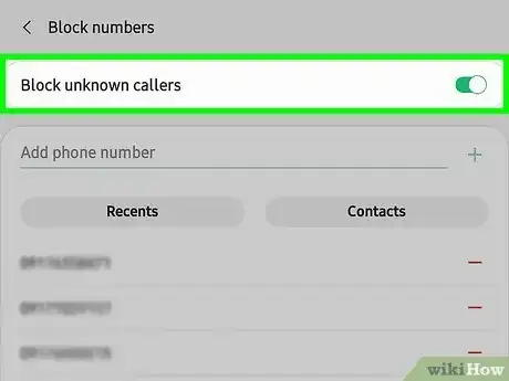 Image titled Block Unknown Numbers on Android Step 10