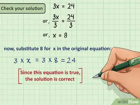 Image titled Solve One Step Equations Step 8