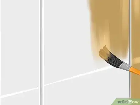Image titled Paint an Ordinary Garage Door to Look Like a Wood Garage Door Step 4