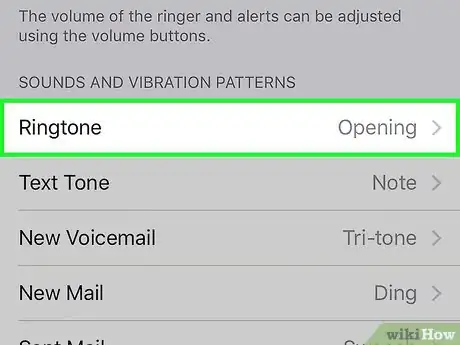 Image titled Set Ringtones on an iPhone Step 3