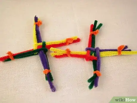 Image titled Make a St Brigid's Cross with Pipe Cleaners Step 11