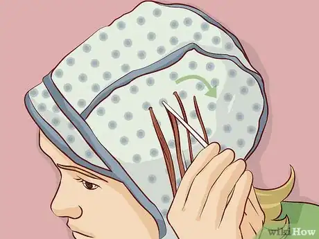 Image titled Pull Hair Through a Highlighting Cap by Yourself Step 11