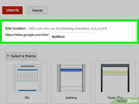 Image titled Create a Website Using Google Sites Step 5