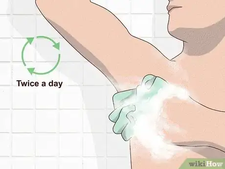 Image titled Wash Armpit Hair Step 7