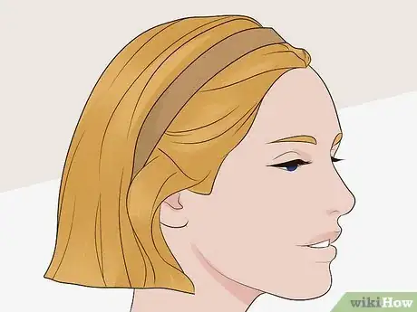 Image titled Wear a Headband with Short Hair Step 1