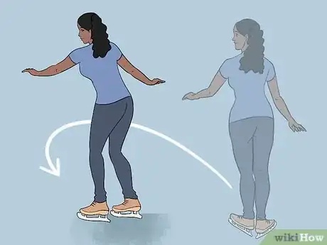 Image titled Do a One Foot Spin in Figure Skating Step 1