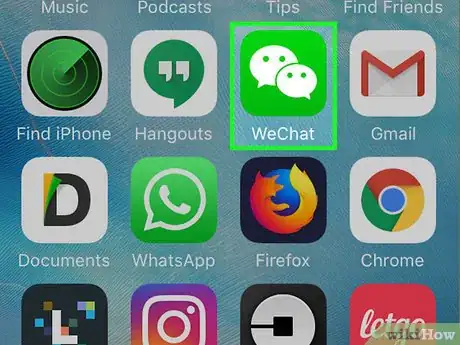 Image titled Backup Your Wechat Chat History on iPhone or iPad Step 1