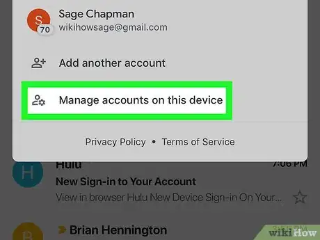 Image titled Delete an Account from the Gmail App Step 3