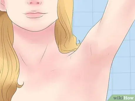 Image titled Shave Your Armpits Step 11