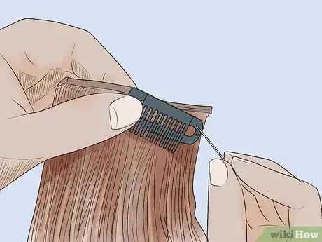 Image titled Make Hair Extensions Step 10