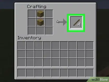 Image titled Make a Ladder in Minecraft Step 1