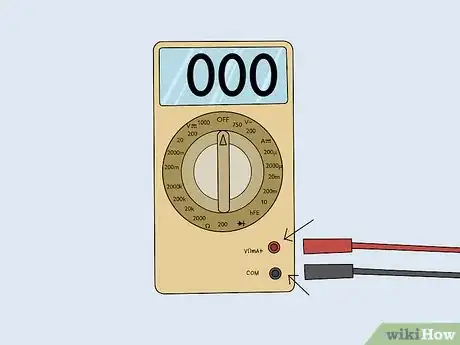 Image titled Test Voltage with a Multimeter Step 3