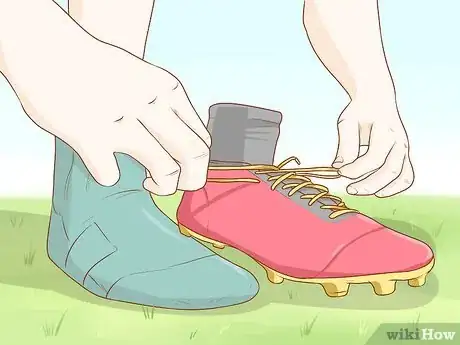 Image titled Stretch Football Boots Step 5