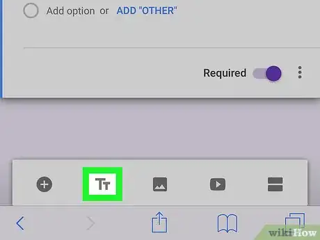 Image titled Create a Google Form on iPhone or iPad Step 10