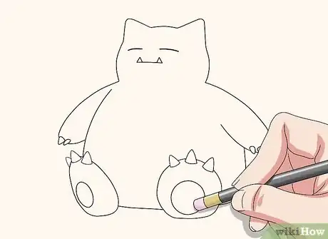 Image titled Draw Snorlax Step 7