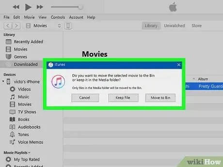 Image titled Delete Movies from iTunes Step 13