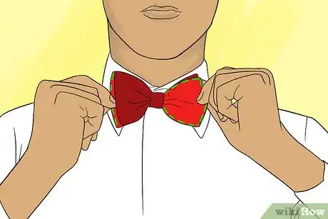 Image titled Adjust a Bow Tie Step 1