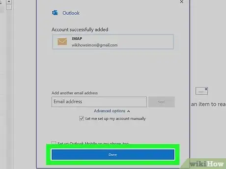 Image titled Access Gmail in Outlook 2010 Step 15