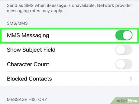 Image titled Enable MMS Messaging for iPhone Step 4