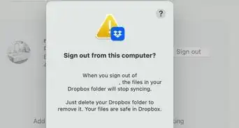 Log Out on Dropbox on PC or Mac