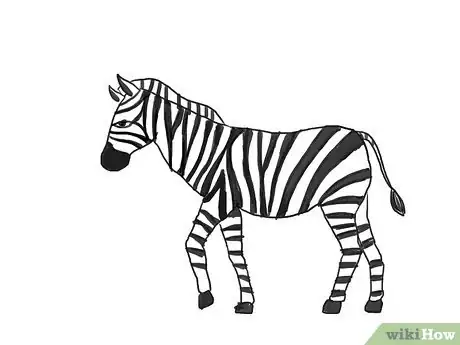 Image titled Draw a Zebra Step 24