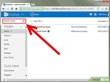 Image titled Search Inside Hotmail Step 5