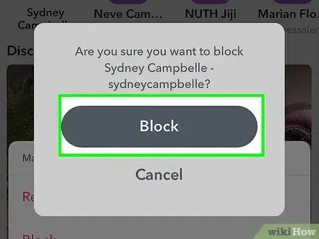 Image titled Block Someone on Snapchat Step 18