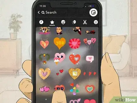 Image titled Use Emojis on Snapchat Texts Step 9