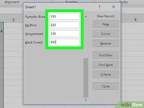 Image titled Create a Form in a Spreadsheet Step 10