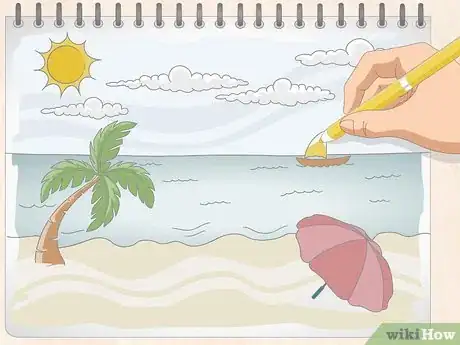 Image titled Draw a Beach Scene Step 10