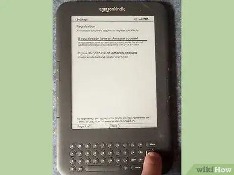 Image titled Register a Kindle Keyboard to Your Amazon Account Step 4