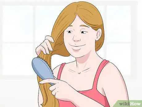 Image titled Cut Hair Extensions Step 1