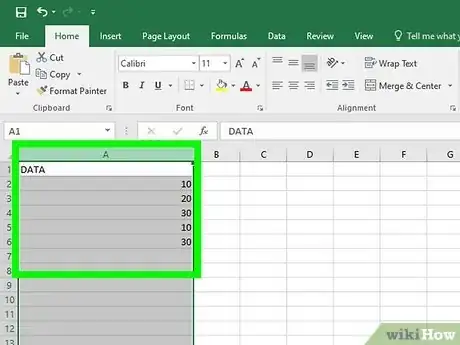Image titled Calculate Mode Using Excel Step 4